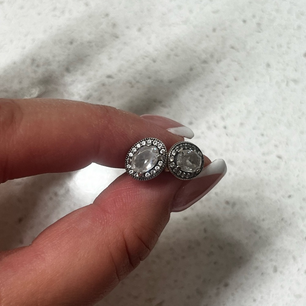 Pandora Silver Earrings Classic Design